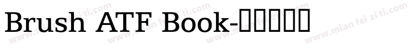 Brush ATF Book字体转换